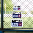 thumbnail image 2 of Classic Framed Plus Notice No Garbage Allowed Door or Wall Sign | Health & Office Signage - Large, 2 of 7