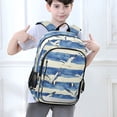 thumbnail image 5 of ALAZA Bird on Stripes Laptop Backpack Purse Travel Bag Casual School Bookbag Rucksack for Women Men, 5 of 6