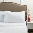 thumbnail image 6 of Hotel Style Luxury 4-Piece 600 Thread Count White Solid Cotton Bed Sheet Set, Queen, 6 of 8