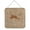 Brown, variant on Fish - Marlin Burlap And Orange Aluminium Metal Wall Or Door Hanging Prints - 6 x 6 In.