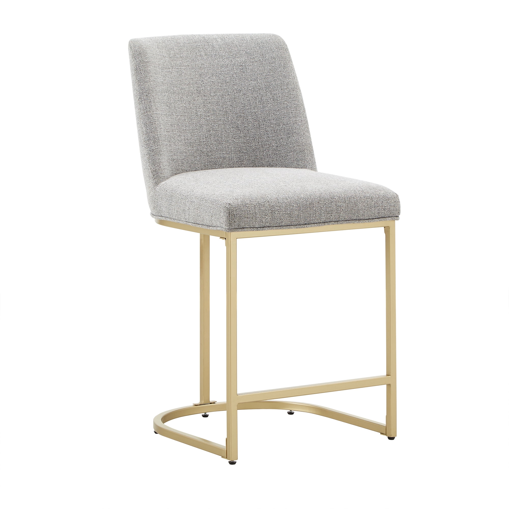 Weston Home Klimt Counter Height Stool, Set of 2, Light Gray