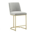 thumbnail image 3 of Weston Home Klimt Counter Height Stool, Set of 2, Light Gray, 3 of 9