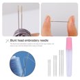 thumbnail image 2 of Agujas de punto de cruz de ojo grande, juego de tubos transparentes, herramienta de costura de bordado hecha a mano Hugtrwg Para estrenar, 2 of 7
