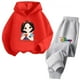 thumbnail image 5 of Nuevo conjunto de sudadera con capucha de Blancanieves y los siete enanitos para niñas de 3 a 14 años, sudadera informal de calle kawaii para niños, traje de camión de Frozen para niños, 5 of 5
