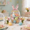 thumbnail image 5 of Taicans Easter Glass Candy Jar with Bunny and Colorful Eggs,Decorative Storage Jar for Treats & Cookies,Festive Easter Party Decor and Gift Box for Home,Kids, 5 of 8