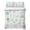 Green Grey, variant on Twin Quilt Set 68''x86'', Green Coastal Lightweight Summer Bedspread Coverlet Set with 2 Pillow Shams, Nautical Summer Beach Coral Sea Turtle Breathable All Season Quilt Bedding for Dorm/Bedroom