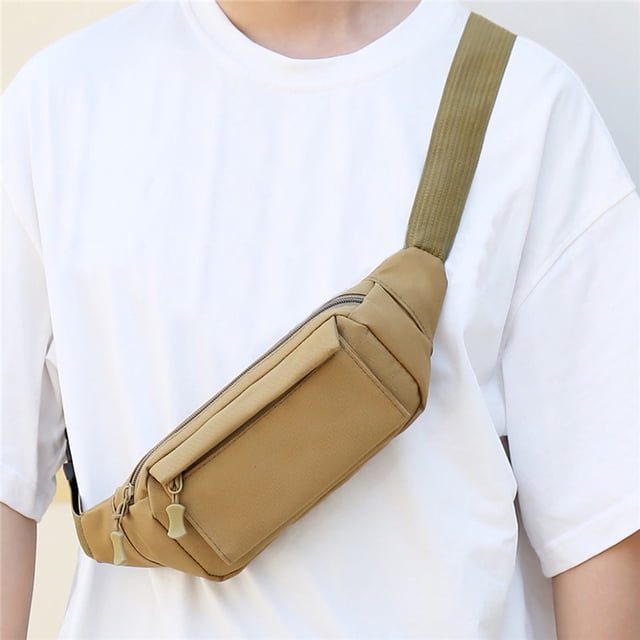 Riñonera para Móvil para Hombre Llq250107006 | Cartera Bandolera de Tela Gruesa y Resistente | Bolsa Ligera para Llevar Al Aire Libre, para El Trabajo, Viajes, Uso Diario y Uso En Cajeros