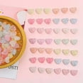 thumbnail image 2 of HOOUN Colorful Heart Loose Acrylic Beads Popping Crack Beads for DIY Jewelry Making-light pink, 2 of 9