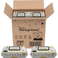 thumbnail image 1 of The Honeykeeper, Baby Wipes, Biodegradable Fabric Honey Scent, Box with 576 Wipes (8 packs of 72 wipes each), 1 of 4