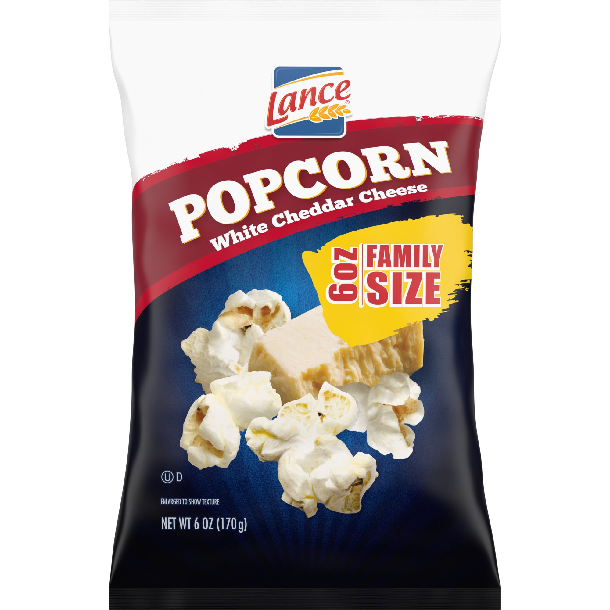 Lance White Cheddar Cheese Popcorn, 6 Oz