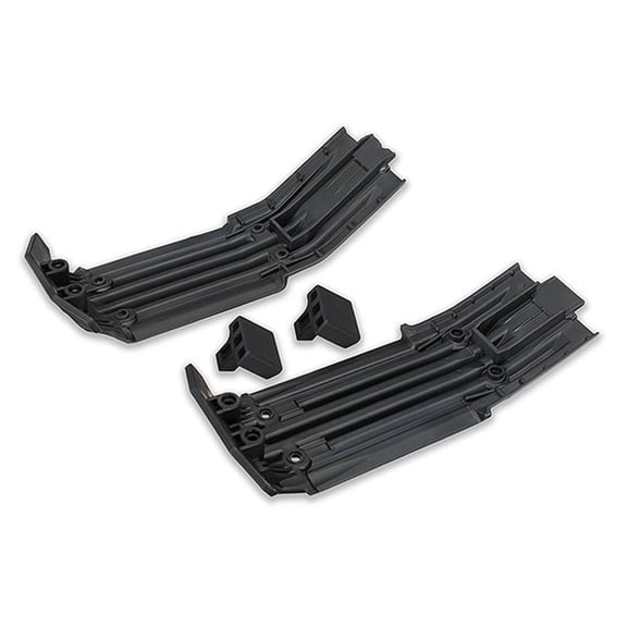 Traxxas 7744 Skidplate Front (1) Rear (1)/ Rubber Impact Cushion (2) X-Maxx TRA7744
