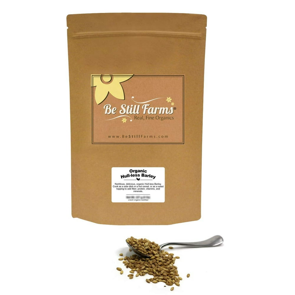 Be Still Farms Organic Hulless Barley (1 Lb) Quick Cooking Barley
