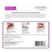 Salon Perfect Extension Seeker C-Curl False Eyelashes, Black, 662, 2 Pairs