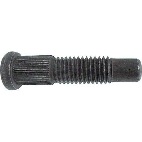 Allstar Performance ALL44116 Wheel Stud - 5/8-11 in Thread - 2.750 in Long - 0.690 in Knurl - Steel - Black Oxide - Set of 5