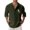 Army Green, variant on Men's Casual Long Sleeve Shirt Italian Flag Print Mens Shirts Tall Sizes Big And Tall T Shirts for Men 3xlt Device Men Mens Casual Fitted Formal Dress Mens Large Tall Shirts Man Romper V Neck T Shirts