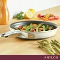 thumbnail image 4 of Anolon Achieve 12 Inch Hard Anodized Nonstick Frying Pan, Silver, 4 of 16