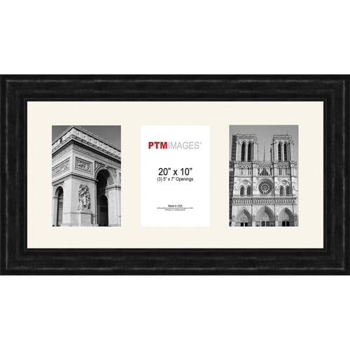 3 Opening 5x7 Photo Collage, Black