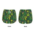 thumbnail image 5 of Lsque Cactus 1 Printed Women's Running Shorts with Liner Pockets,Elastic Quick Dry Workout Athletic Gym Yoga Shorts,Womens High Waist Shorts-Large, 5 of 9