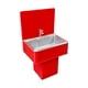thumbnail image 2 of Modelo de lavabo a escala 1/18, accesorios realistas para dioramas, adornos ligeros y resistentes, accesorios de fotografía, muebles mini, 2 of 9