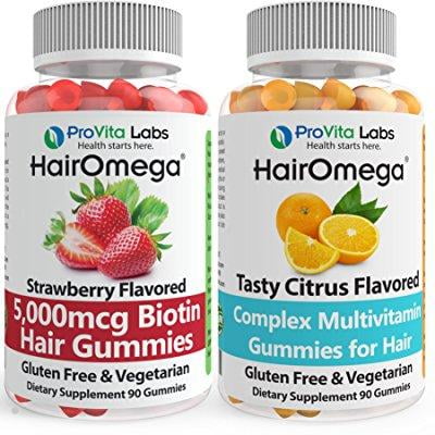 Dr. Formulas Hairomega Hair Skin and Nails Gummies - No Bears Included - Made with Sugar not Corn