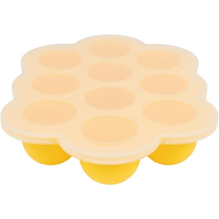 WeeSprout Silicone Baby Food Freezer Tray with Clip-on Lid (Ten 1.5 Ounce Sections)