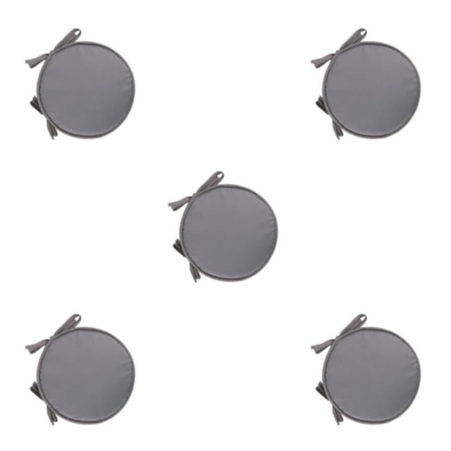 Advancent Cojín de algodón para silla de bistró con lazos: para máxima comodidad y estilo, duradero, sin decoloración, gris claro Type2 NO2