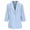 Light Blue, variant on TKLPEHG Blazer for Women 3/4 Sleeve Elegant Office Business Casual Blazer Jacket Spring Summer Suit Jackets (Light Blue,M)