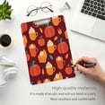thumbnail image 4 of FMSHPON ThanksgivingPumpkin Spice Latte Coffee Clipboard Hardboard Wood Nursing Clip Board and Pull for Standard A4 Letter 13x9 inches, 4 of 7
