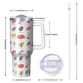 thumbnail image 3 of 40oz Free Spirit Travel Mug, Sushin Tumbler for Sushi Lovers With Handle, Double Insulated Spill Proof Coffee Cup & Straw, 3 of 5
