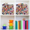 thumbnail image 7 of Coolnut Storage Basket Abstract Color Camouflage Storage Bin with Handle , Large Storage Cube Collapsible for Shelves Closet Bedroom Living Room 2PCS Decor Gifts, 7 of 7