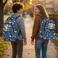 thumbnail image 3 of Aplkyhs Cartoon Shark Backpack for Students Age 6-18 Sweet Style School Bag with Padded Straps Large Capacity Lightweight Bookbag for School & Daily Use, 3 of 7
