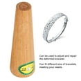 thumbnail image 3 of Wooden Bangle Mandrel Bracelet Adjuster, Fits Different Sizes, Easy to Use, Repair Tool for Deformed Bracelets, 3 of 8