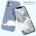 thumbnail image 6 of for iPhone 11 Case Cute Slim Shockproof Phone Case with Wireless Charging Support and Protection, Blue Grey, 6 of 7