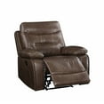 thumbnail image 2 of Acme Aashi Recliner  in Brown Leather-Gel Match, 2 of 7
