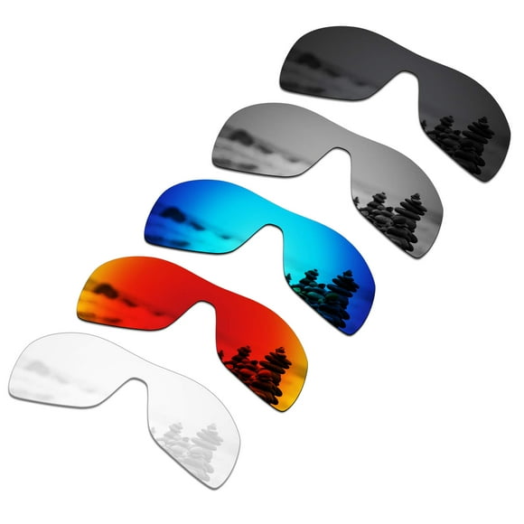 SmartVLT Set of 5 Men's Replacement Lenses for Oakley Antix Sunglass Combo Pack S01