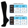 thumbnail image 6 of 4Pairs Compression Socks for Women & Men Circulation 15-20 mmHg - Better Blood Flow, Swelling , Best Support for Medical, Running, Nursing, 6 of 7