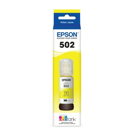 Epson T502 EcoTank Genuine Ink Ultra-high Capacity Yellow Bottle