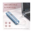 thumbnail image 3 of Depiladora Facial USB Portátil Mujer, con 2 Cabezal Azul, 3 of 5