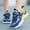 Yellow, variant on VOUZZA Boys Athletic Sneakers Breathable Single Mesh Knit Upper Lightweight Hook and Loop Sport Running Shoes Kids 5-12
