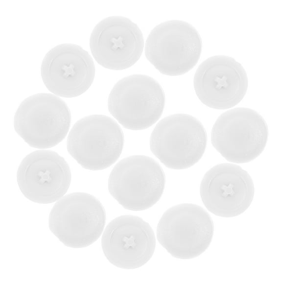 Hemoton 500pcs Screw Cap Covers Plastic Decorative Screw Covers Screw Fasteners Protector For Furniture Cabinets And Wall Screw Nails Construction