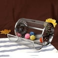 thumbnail image 4 of Rotating Grill Cage Stainless Steel 360 Degrees Rotating BBQ Cage Dishwasher Safe Rolling Grill Basket for Chicken Wing Vegetable Fish Even Grilling, 4 of 8