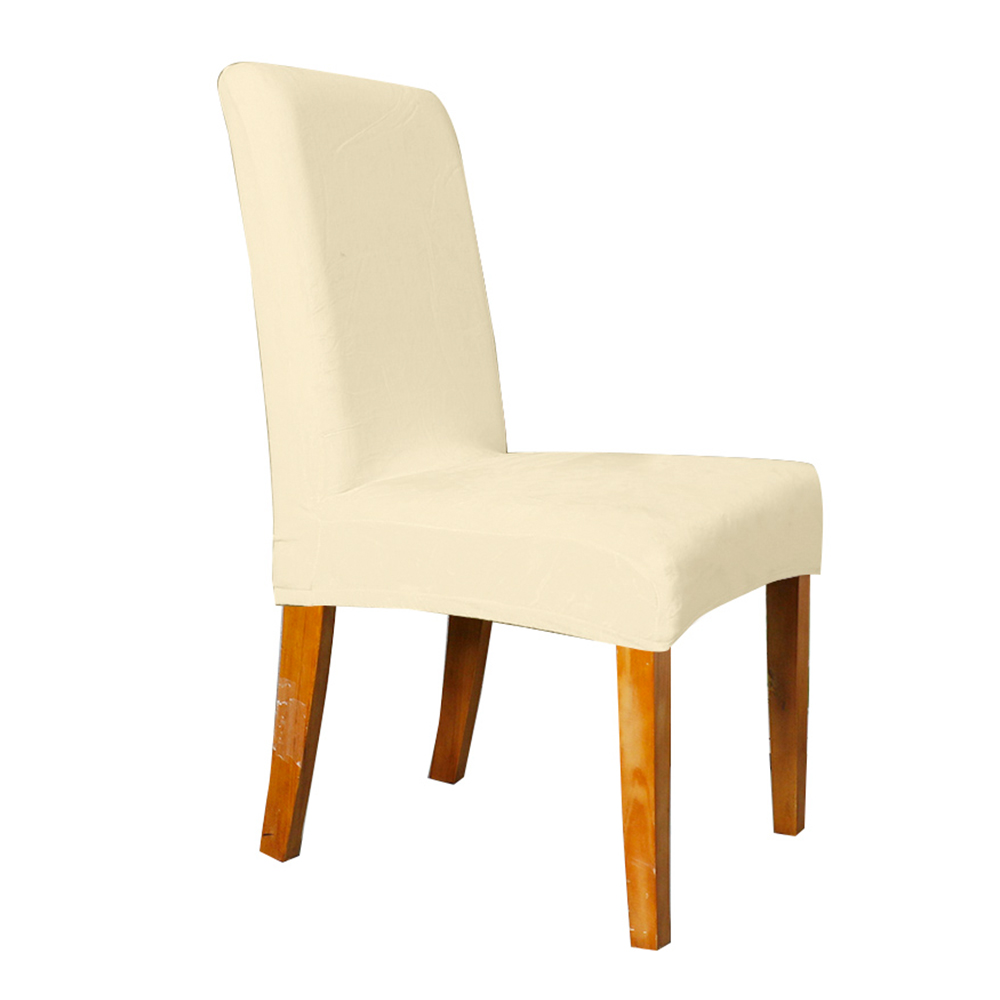 DYstyle 4Piece Stretch Velvet Short Dining Chair Slipcover