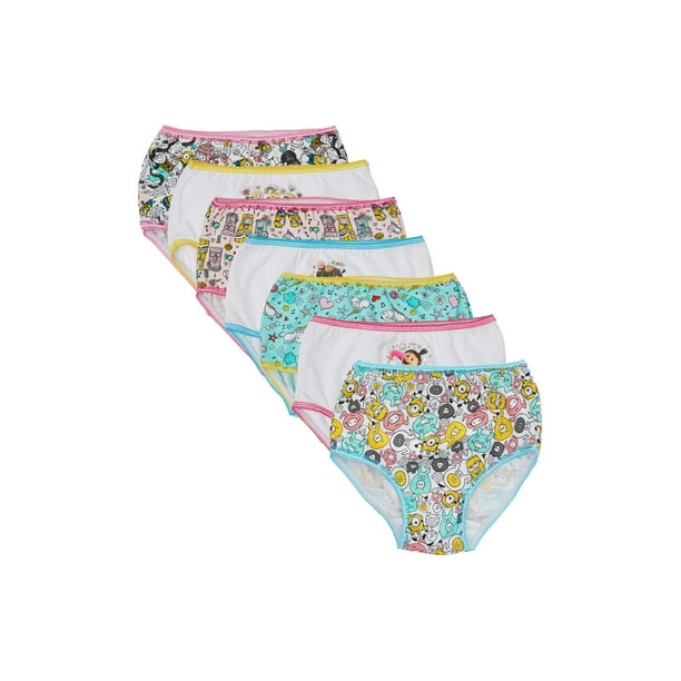 Despicable Me Toddler Girl Briefs Underwear, 7Pack, Sizes 2T4T