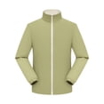 thumbnail image 6 of Ynynloco Women's Lightweight Softshell Jacket with Pockets Windbreaker Waterproof Warm Jacket for Running Golf Hiking, 6 of 7