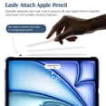 thumbnail image 3 of Funda para iPad Air de 11 pulgadas TimoVo, azul marino oscuro translúcido, 3 of 9