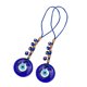 thumbnail image 5 of 2 colgantes de ojo malvado azul hechos a mano, collar de cuentas, llavero, accesorios, 5 of 5