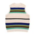 thumbnail image 3 of Men's Casual Sleeveless Sweater Vest Lightweight Knit Pullover For Spring Summer Daily Wear Home Outing Party With Color Block Design Sweaters for Sweaters Plain Sweaters for Men Knit Sweaters, 3 of 3