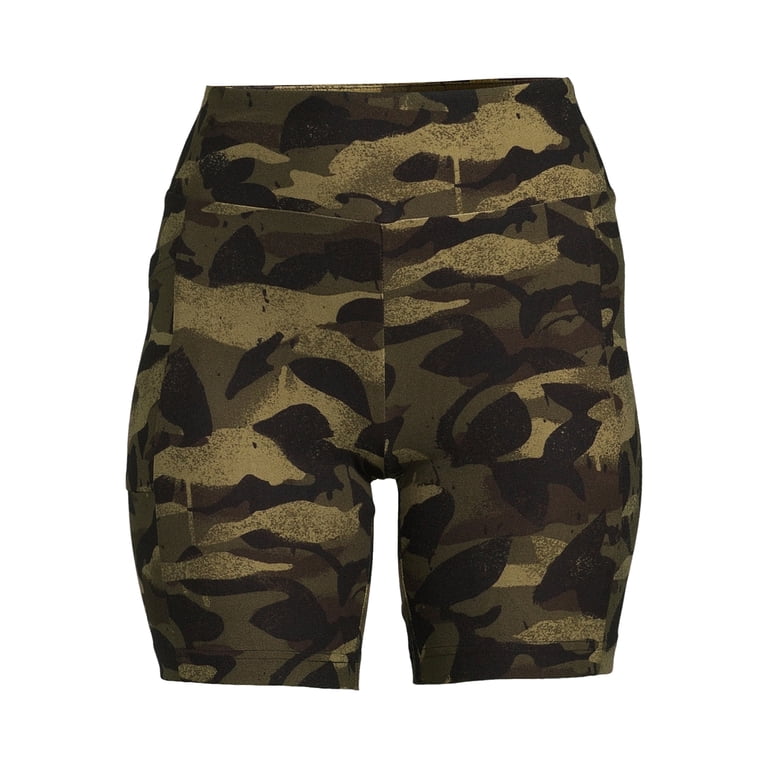 No Boundaries Juniors Bike Shorts with Pocket, Sizes XS-XXXL
