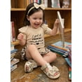 thumbnail image 6 of AceBaby Infant Baby Girl Summer Leopard Print Skirt 3Pcs Outfit Set for 0-18M,95% Cotton, 6 of 9