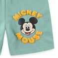 thumbnail image 7 of Disney Mickey Mouse French Terry Short Sleeve T-Shirt and Shorts Set (Boys), 2 Piece Set, Sizes 3T-8, 7 of 7